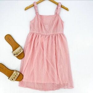 Andree Strapless Blush babydoll dress size small